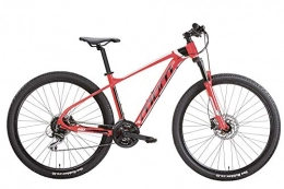 MBM Bicicletas de montaña MBM QUARX 29' Disk BR. MTB All 24S SUSP F - Bicicleta Unisex para Adulto, Color Rojo A20, 43