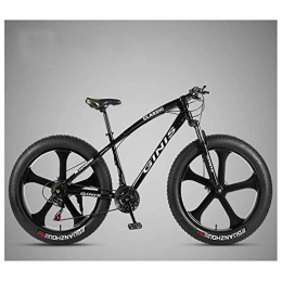 MJY Bicicleta MJY Bicicleta de montaña de 26 pulgadas, marco de acero con alto contenido de carbono, neumático grueso, bicicleta de montaña para senderos, bicicleta de montaña rígida para hombres y mujeres con fre