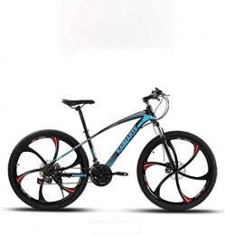 MJY Bicicleta MJY Bicicleta de montaña de velocidad variable para adultos, bicicletas de doble freno de disco, bicicleta de moto de nieve en la playa, marco de acero de alto carbono actualizado, ruedas de 26 pulga