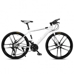 MLX Bicicletas de montaña MLX Bicicleta de montaña, 26 pulgadas, aleación de aluminio, velocidad variable, frenos de disco dual, 21 / 24 / 27 / 30 velocidades LQSDDC, color C4., tamaño 24 speed