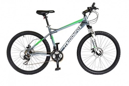 Muddyfox Bicicleta Muddyfox Toronto - Bicicleta de montaña para Hombre, 66 cm, Color Gris y Verde