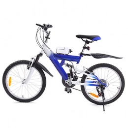 MuGuang Bicicleta MuGuang Bicicleta de Montaña 20 Pulgadas Bicicleta Infantil 21 Speed Come with 500cc Kettle para Niños de 7 a 12 Años(Azul)