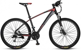N&I Bicicleta de montaña para hombre y mujer, 33 velocidades, con freno de disco dual, color negro, 26 pulgadas