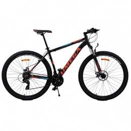 OMEGA BIKES Bicicleta OMEGA BIKES Unisex - Bicicleta de montaña Homas, Color Negro y Azul, Talla 29