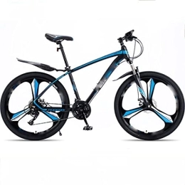 PASPRT Bicicletas de montaña PASPRT Bicicleta Ligera de aleación de Aluminio de 26 Pulgadas, Velocidad Variable para Estudiantes, Coche de Carreras Todoterreno con absorción de Impactos, para Nieve en la Playa (Blue)