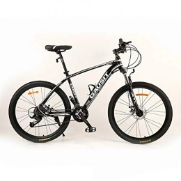 SIER Bicicletas de montaña SIER Bicicleta de montaña de 26pulgadas de aleación de Aluminio 30 velocidades Velocidad Variable amortiguamiento de Carreteras, Black