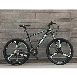 SIER Bicicletas de montaña SIER Bicicleta de montaña de Rueda de Tres Cuchillos de 26 Pulgadas de aleación de Aluminio Variable de Velocidad de Velocidad 3 Ruedas de amortiguación, Green