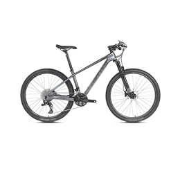 TABKER Bicicleta TABKER Bicicleta de bicicleta, bicicleta de montaña de carbono de 27.5 / 29 pulgadas, horquilla de aire con bloqueo remoto (Color: gris, tamaño: 29 x 15)