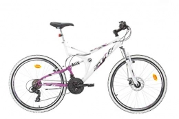 VTT Bicicletas de montaña VTT Shimano TX35 - Bicicleta de montaña para Mujer (26 Pulgadas, con Freno de Disco Delantero, 21 velocidades)