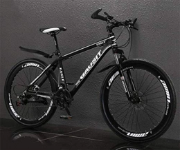WJSW Bicicleta WJSW Bicicleta de montaña de aleacin de Aluminio Off-Road Damping Commuter City Hardtail Bike 26 Pulgadas (Color: Negro Blanco, tamao: 27 velocidades)
