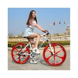 WJSW Bicicleta WJSW Bicicleta Unisex 26 Pulgadas, 21 velocidades Commuter City Hardtail Bike Frenos de Disco Doble (Color: B)