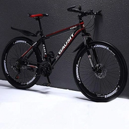 WND Bicicleta WND Bicicleta de montaña con una Rueda Aleación de Aluminio Bicicleta Ultraligera Velocidad de Carreras para Adultos Bicicleta Todoterreno, Negro y Rojo, 27 velocidades