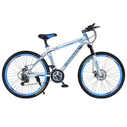 WYN Bicicletas de montaña WYN Bicicleta de   montaña con Freno de Disco Doble, Bicicleta de Doble Disco , Color Blanco