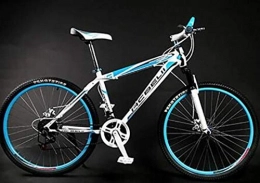 WYN Bicicleta WYN Material de Acero al Carbono 21 velocidades 26 Pulgadas Ejercicio Ciclismo Manufa Cturer Bicicleta Bicicleta de montaña, Azul