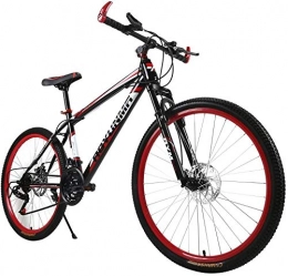 xiaoxiao666 Bicicleta xiaoxiao666 Bicicleta de montaña Adultos Hombres Mujeres Bicicleta 26 Pulgadas Outroad Bicicleta de montaña Bicicleta de montaña con Freno de Doble Disco de 21 velocidades (versión actualizada)-Rojo