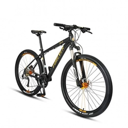 XUE Bicicleta Xue MTB 27 Velocidad 27.5" Bicicletas para Adultos con Las Bicicletas de aleación de Aluminio Frenos Cuadro de Carretera, Amarillo