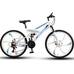 YHRJ Bicicletas de montaña YHRJ Bicicleta para Adultos Bicicletas De Carretera De Fondo para Jóvenes, Bicicleta De Montaña con Doble Amortiguación, Cuadro MTB De Acero con Alto Contenido De Carbono
