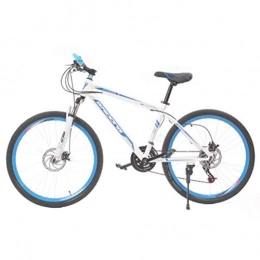 YOUSR Bicicleta YOUSR Bicicleta De Montaa Boy Outdoor Travel Bike, 20 Pulgadas City Road Bicicleta Bicicleta De Estilo Libre White Blue