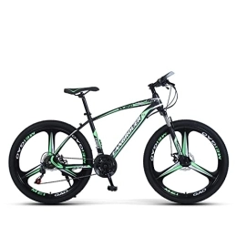zcyg Bicicletas de montaña zcyg Bicicleta De Montaña, 26 Pulgadas, 21 Velocidades, Liviana, Bicicleta Que Absorbe La Bicicleta Al Aire Libre En Bicicleta(Size:B, Color:Negro+Verde)