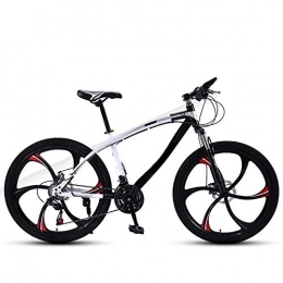 ZJBKX Bicicleta ZJBKX Bicicleta de montaña de 24 pulgadas, para estudiantes y adultos, bicicletas de velocidad variable, frenos de disco duales, amortiguadores duales, ultraligeros de 24 velocidades.