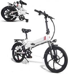 JXXU Bicicleta 20inch bicicleta elctrica, plegable bicicleta elctrica for adultos 350W 48V Motor urbana plegable de cercanas E-Bici de la ciudad de bicicletas Velocidad mxima 32 kmh capacidad de carga de 100 kg