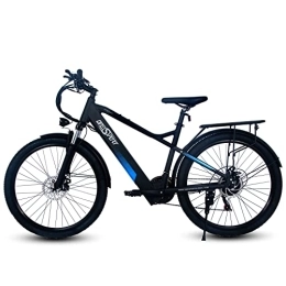 YANGAC Bicicletas eléctrica 26‘’ Bicicleta Eléctrica de Montaña, Bicicleta Eléctrica E-MTB Velocidad Máxima 25 km / h, 7 Velocidades, Batería de Litio 48V 7, 5Ah / 250w, 45N.m, Pantalla LCD de 3.5 Pulgadas