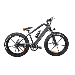 FstNiceTed Bicicletas eléctrica 48 V 10 A Fat Tire Electric Bike 26" 4.0 inch Electric Mountain Bike for Adults with 6 Speeds Bikes Grey
