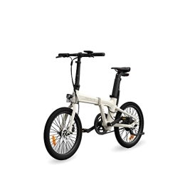 A Dece Oasis Bicicleta A Dece Oasis Ado Air 20 Folding E-Bike Revolution, Bicicleta eléctrica Ultraligera de 17, 5 KG Equipada con Correa de Carbono / Sensor de par / Frenos de Disco hidráulicos / App, White