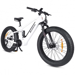 Accolmile Bicicleta Accolmile Bicicleta Eléctrica para Fat Tire Beach Snow Bicicleta eléctrica de 26 Pulgadas, Motor BAFANG 48V 750W / 1000W Mid con batería de Litio extraíble de 14Ah / 12.8Ah