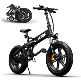 ADO Bicicletas eléctrica ADO A20F - Bicicleta eléctrica plegable, 20 x 10, 4 pulgadas, StVO plegable, bicicleta eléctrica eléctrica eléctrica pedelec, bicicleta plegable con motor de 250 W, batería extraíble de 36 V y 10, 4 Ah