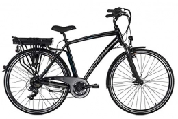 Adore Pedelec Versailles-Bicicleta eléctrica (28'', 250 W, Ion de Litio, 36 V, 10,4 Ah, 7 Marchas), Color Negro, Hombre, 28 Zoll, 54 cm