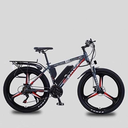 AISHFP Bicicleta Adulto Bicicleta de montaña eléctrica, batería de Litio de 36V aleación de Aluminio de la Bicicleta eléctrica, con Pantalla LCD, de 26 Pulgadas de aleación de magnesio Integrado Ruedas, A, 8AH