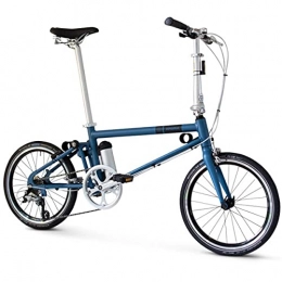 Ahooga Bicicletas eléctrica Ahooga Comfort - Bicicleta eléctrica plegable de 24 V, potencia de 250 W, color azul, ruedas de 20 pulgadas