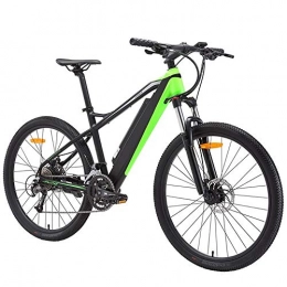 AI CHEN Bicicleta AI CHEN Bicicleta eléctrica de Potencia 36V Bicicleta eléctrica de montaña Trasera 26 Pulgadas Deportes Verde 10.4AH Potencia 60KM