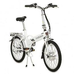 aktivelo Bicicleta eléctrica plegable con cardán, cambio Shimano Nexus de 7 velocidades de 20 pulgadas, batería de 8,7 Ah con 9 niveles de asistencia del motor, pantalla LCD y marco de aluminio, color blanco, incluye bolsa de transporte