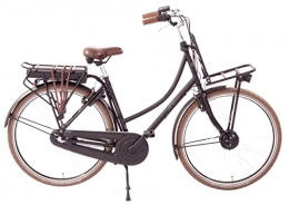 amiGO Bicicleta Amigo E-Strong T1 - Bicicleta eléctrica para mujer (28 pulgadas, con 3 marchas Shimano, apta a partir de 175-185 cm), color negro