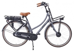 amiGO Bicicletas eléctrica Amigo E-Strong T2 - Bicicleta eléctrica para mujer (28 pulgadas, con 3 marchas Shimano, apta a partir de 165-170 cm), color gris
