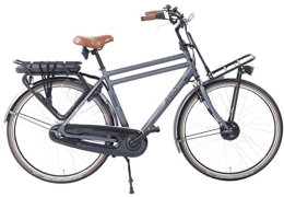amiGO Bicicleta Amigo E-Strong T3 - Bicicleta eléctrica para hombre - Bicicleta eléctrica de 28 pulgadas - Bicicleta para hombre con 7 velocidades - Adecuado a partir de 175 – 180 cm - Gris