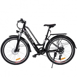 Ancheer Bicicleta ANCHEER Bicicleta Elctrica de 26 Pulgadas Pedelec, Bicicleta Elctrica City Bike 250W Motor 36V 8AH Batera de Litio