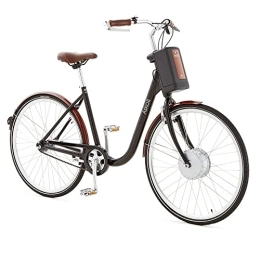 ASKOLL  ASKOLL Eb1 Bicicleta eléctrica, Unisex Adulto, Color Negro / Marrón, M