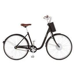 ASKOLL Bicicleta ASKOLL Eb1 Bicicleta eléctrica, Unisex Adulto, Color Negro / Negro, L