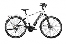 Atala Bicicleta Atala - Bicicleta elctrica B-Tour SLS Man de 10 velocidades, color blanco / antracita / negro mate, talla M (49 cm), kit elctrico Bosch Performance Cruise 500 Wh