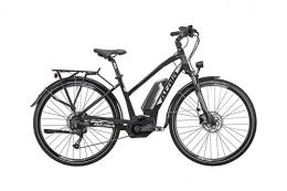 Atala Bicicleta ATALA Bicicleta elctrica de Trekking con pedalada assistita b-Tour S PVW Lady, Mujer, tamao m-49cm (170180cm), 8Velocidad, Color Nero-Antracite Mate