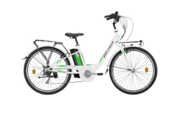 Atala Bicicletas eléctrica ATALA E-WAY 26 LT7 V, blanco, verde, talla 41
