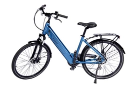 Aurotek Bicicleta Aurotek Bicicleta Electrica Urbana 26" Modelo Cityblu, Adultos Unisex, Azul