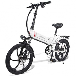 AUZZO HOME Bicicletas eléctrica AUZZO HOME Bicicleta eléctrica Plegable de 25 km / h Bicicleta eléctrica de aleación de Aluminio de 20 Pulgadas 36V 8aH 250W con Pedales Asistencia eléctrica para jóvene Adulto