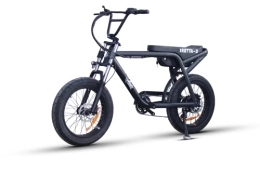 AZULE Bicicletas eléctrica AZULE Retro Fat EBIKE IRETTA-2 (250W Negro)