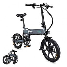 BABIFIS FIIDO Plegable D1 Bicicleta elctrica, 250W 7.8Ah batera de Litio Bicicleta elctrica con luz LED Frontal para Adultos Black