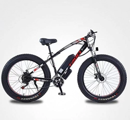 JUDIG Bicicleta Batería de litio Bicicleta de velocidad variable Assist Long Endurance Snowmobile Adulto Mountain Bike (negro)