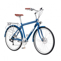cakeboy Bicicletas eléctrica Batería oculta para bicicleta eléctrica, 250 W, 3500 mAh, 36 V 7 Ah, bicicleta eléctrica, marco de aleación de aluminio (calidad de avión), 25 km / h, capacidad de carga de 120 kg, 50 kilómetros (azul)